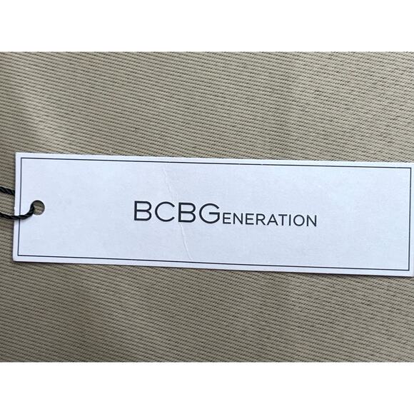 BCBGeneration Stardust Pink Metallic Knot Bandeau Bikini Top L NWT - Picture 3 of 4